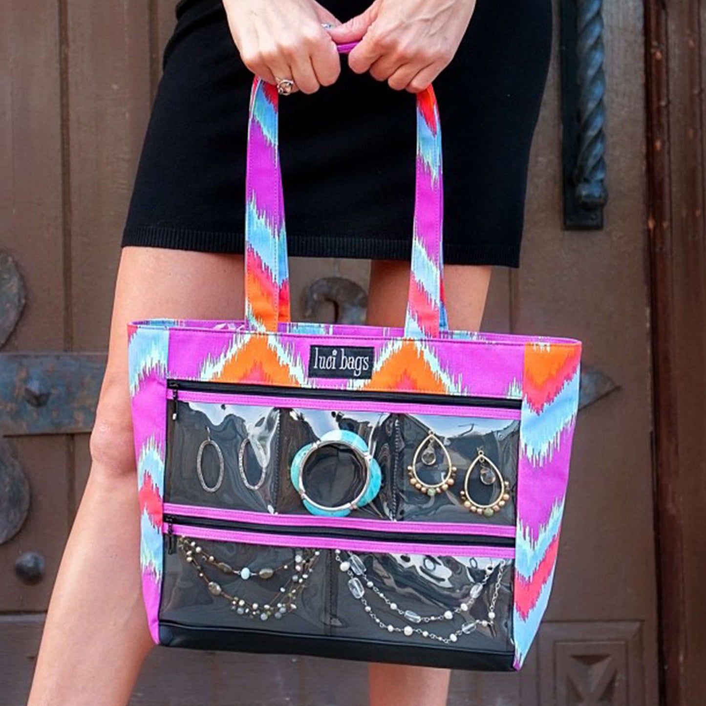 Blazing Ikat Original Display Tote