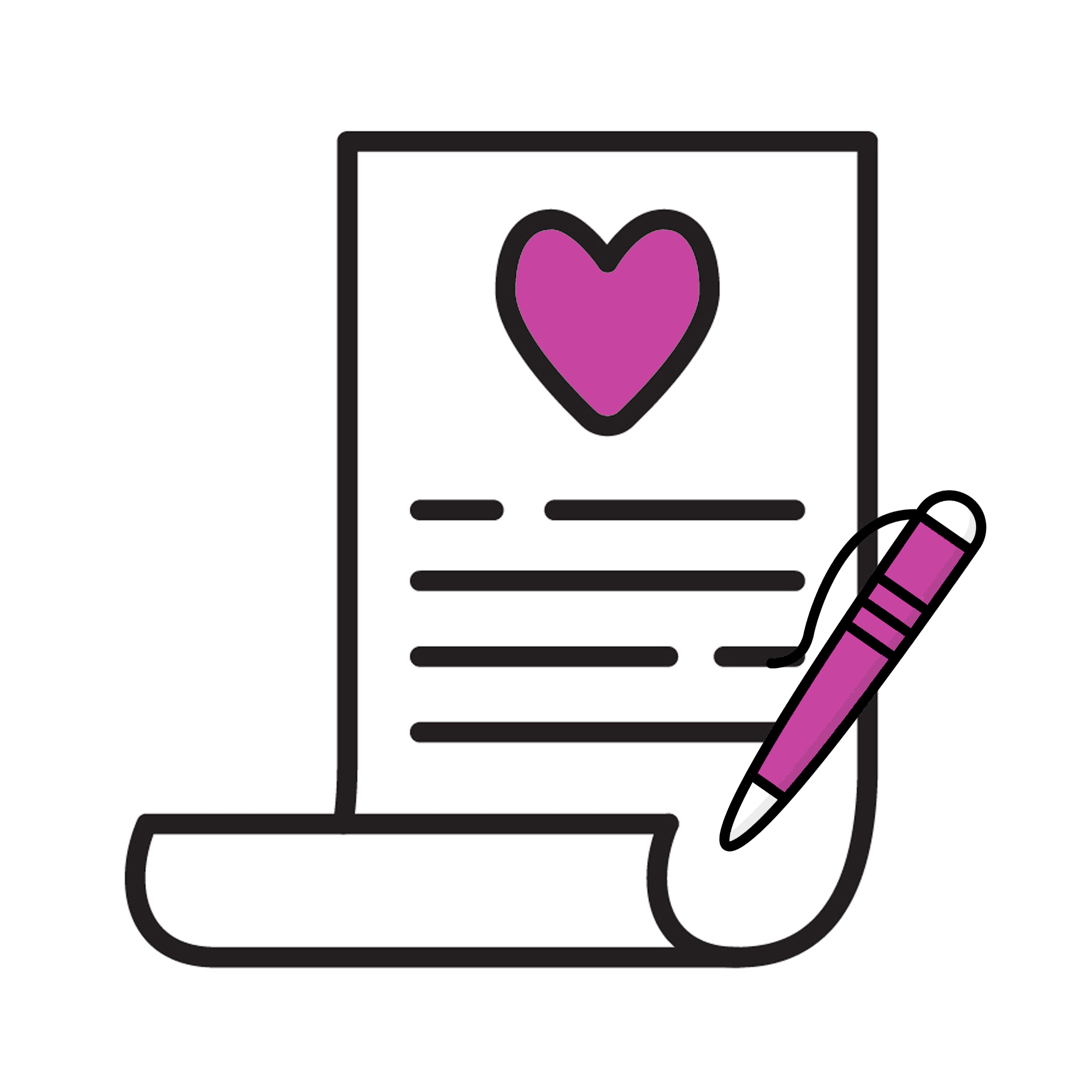 Contract form graphic