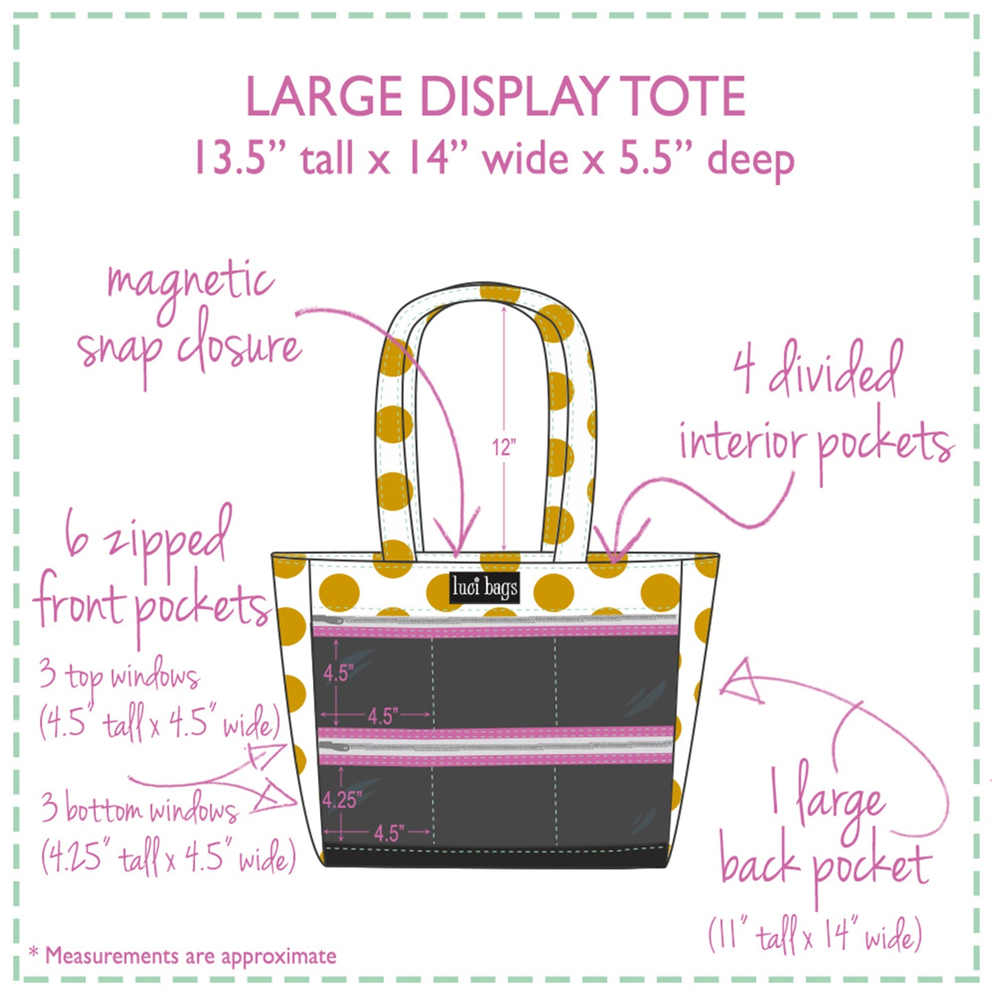 Leopard Large Display Tote