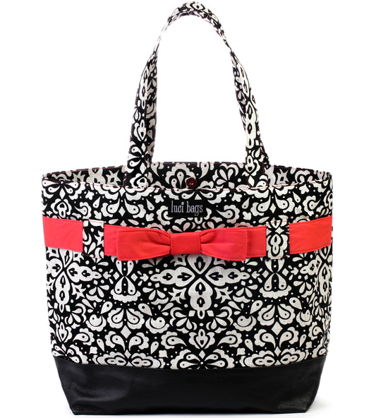 Midnight Mosaic Bow Tote