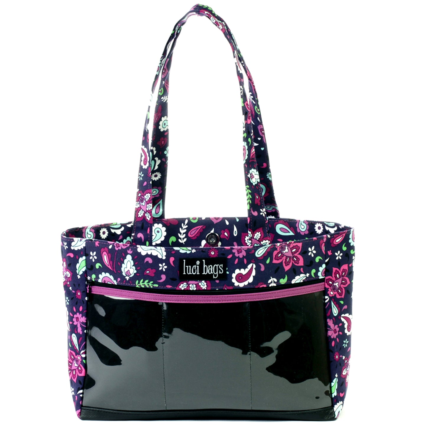 Plum Paisley Display Purse