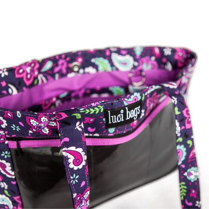 Plum Paisley Display Purse