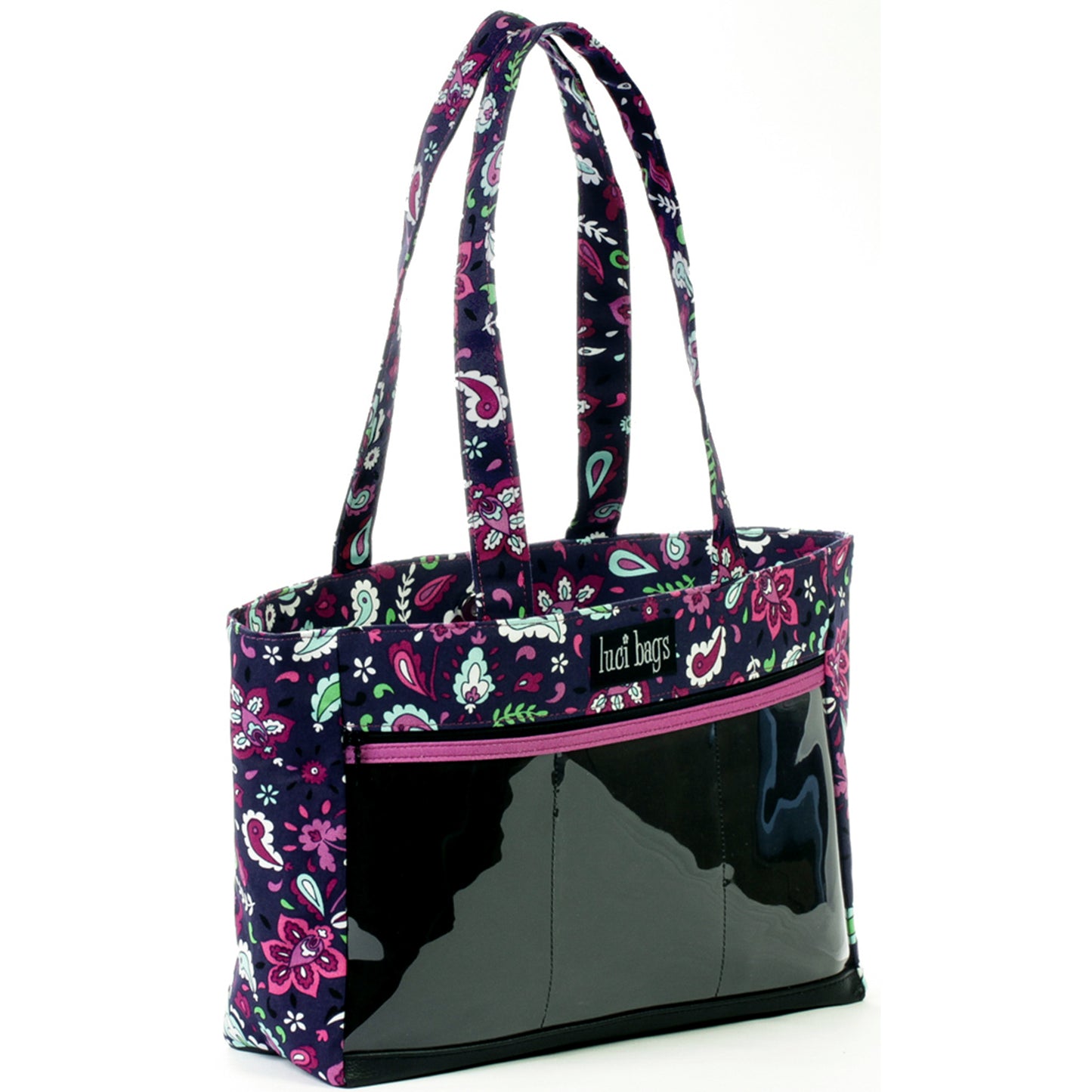 Plum Paisley Display Purse