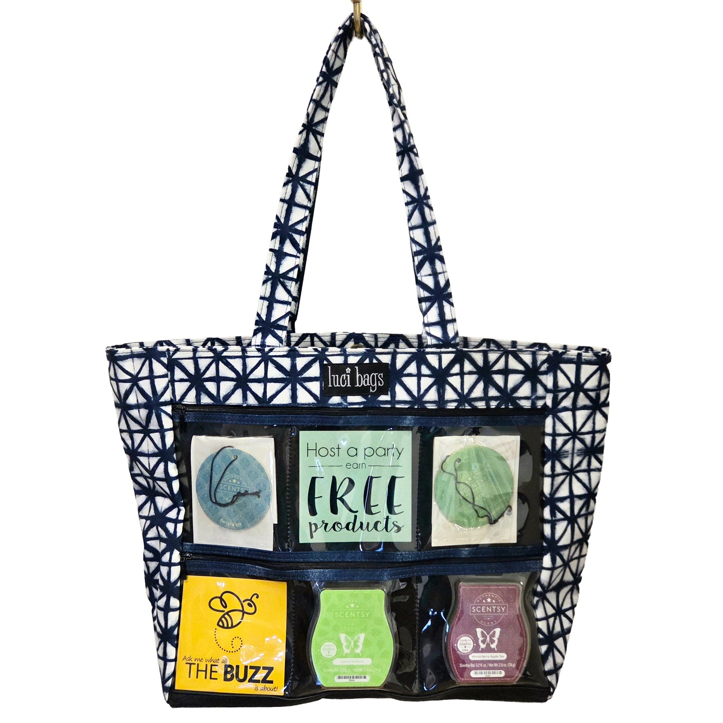 Shibori Large Display Tote