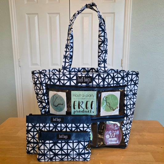 Shibori Large Display Tote Set